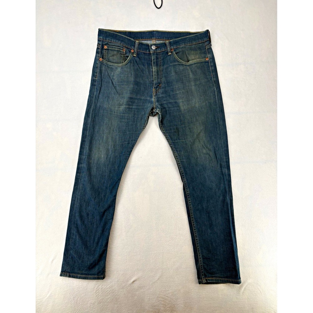 Levi's Slim Fit Jeans Blue Medium Wash Denim 5-Pocket Men's 34 Regular NWOT